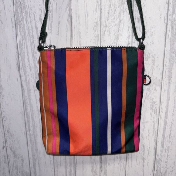 Womens Small Striped Kipling Crossbody Bag EUC - Picture 3 of 8
